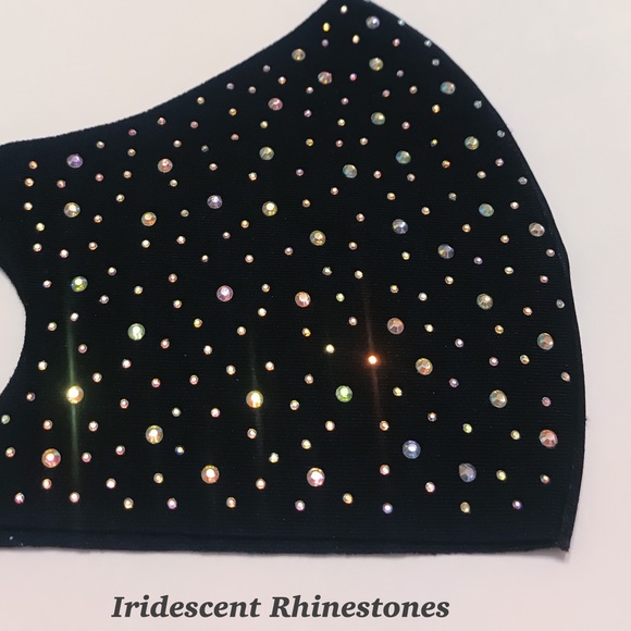 SOLD OUT🆕🔥 RHINESTONE FACE MASK - Picture 5 of 11